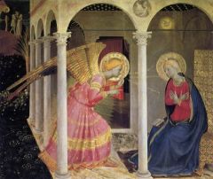 Annonciation de Cortone, Fra Angelico, 1433-1434, via ka@laboiteaimage